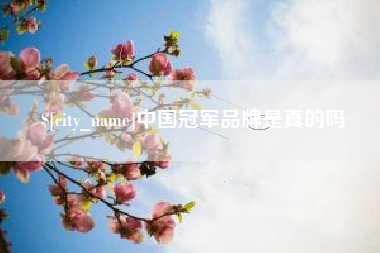 崇左中国冠军品牌是真的吗