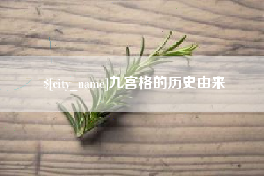 崇左九宫格的历史由来