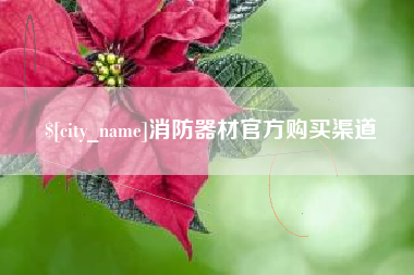 崇左消防器材官方购买渠道