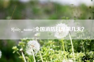 崇左全国消防日是第几天？