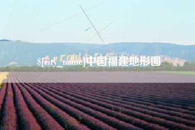 崇左中国福建地形图