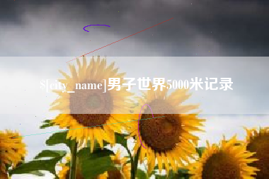 崇左男子世界5000米记录