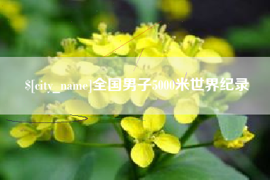 崇左全国男子5000米世界纪录