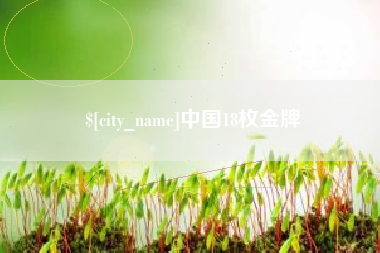 崇左中国18枚金牌