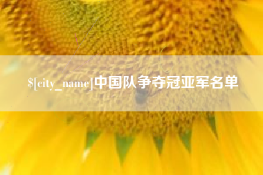 崇左中国队争夺冠亚军名单