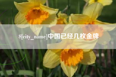 崇左中国已经几枚金牌