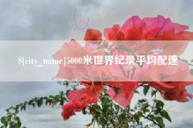 崇左5000米世界纪录平均配速