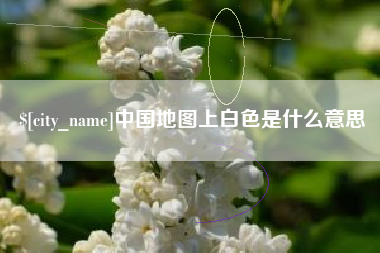 崇左中国地图上白色是什么意思