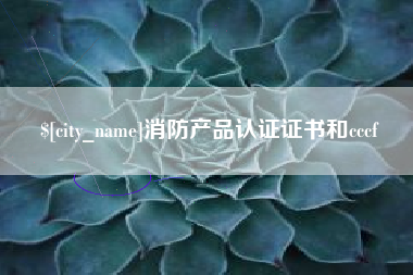 崇左消防产品认证证书和cccf