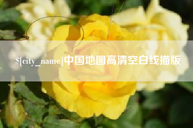 崇左中国地图高清空白线描版