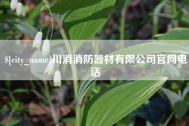 崇左川消消防器材有限公司官网电话