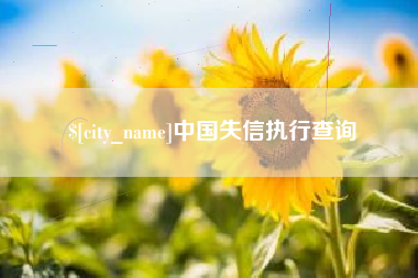 崇左中国失信执行查询