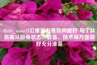 崇左5公里接力赛如何跑好-每个队员需从自身状态、装备、技术等方面做好充分准备