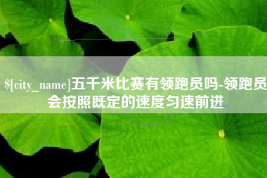 崇左五千米比赛有领跑员吗-领跑员会按照既定的速度匀速前进