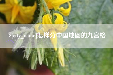崇左怎样分中国地图的九宫格