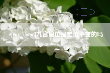 崇左九宫星位是定位不变的吗