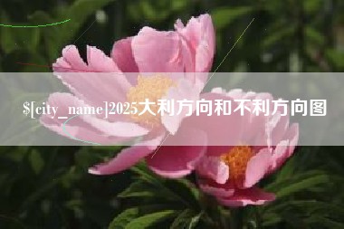 崇左2025大利方向和不利方向图