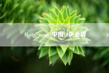 崇左中国19块金牌