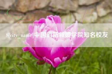 崇左中国消防救援学院知名校友