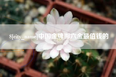 崇左中国金牌哪六金最值钱的