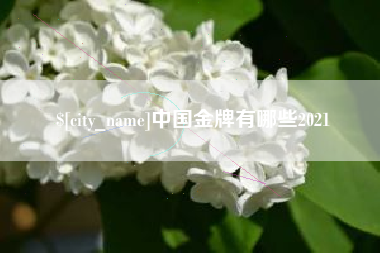 崇左中国金牌有哪些2021