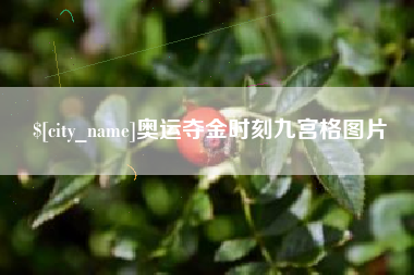 崇左奥运夺金时刻九宫格图片